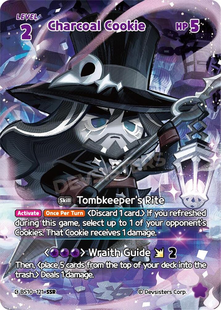Charcoal Cookie (SSR) - The Dark Enchantress War - CookieRun