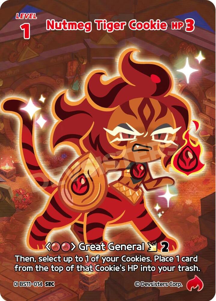 Nutmeg Tiger Cookie (SEC) - The Dark Enchantress War - CookieRun