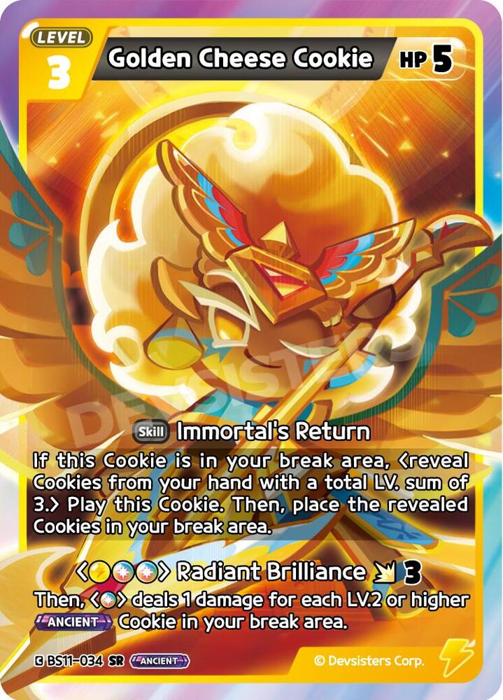 Golden Cheese Cookie - The Dark Enchantress War - CookieRun
