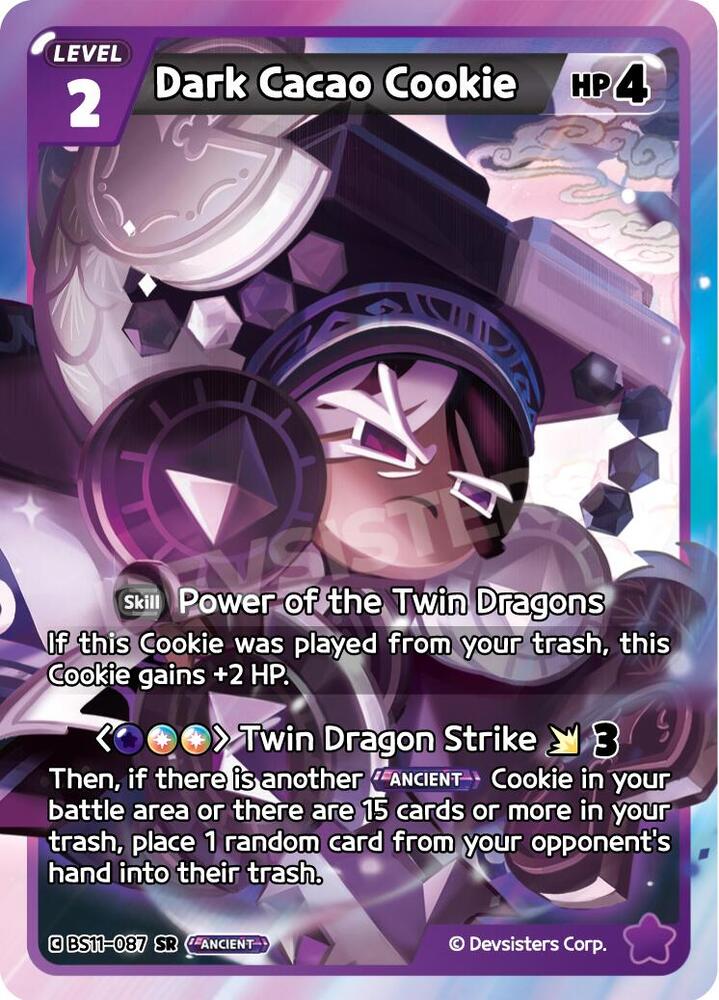 Dark Cacao Cookie - The Dark Enchantress War - CookieRun: Braverse