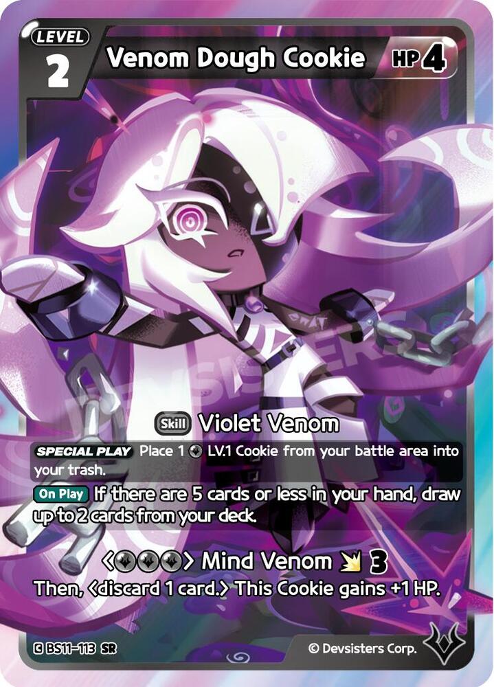 Venom Dough Cookie - The Dark Enchantress War - CookieRun