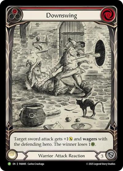 Downswing - FAB485 Flesh and Blood: Promo Cards Promo Flesh and Blood card — value and price