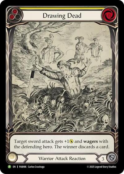 Drawing Dead - FAB486 Flesh and Blood: Promo Cards Promo Flesh and Blood card — value and price