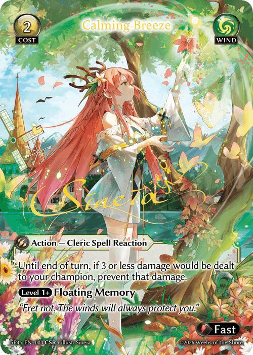 Calming Breeze (CSR) (Curio Foil) - Supporter Pack 4 - Grand