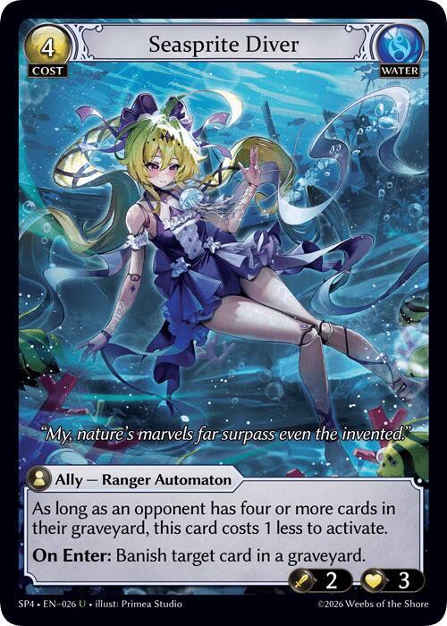 Seasprite Diver (Curio Foil)