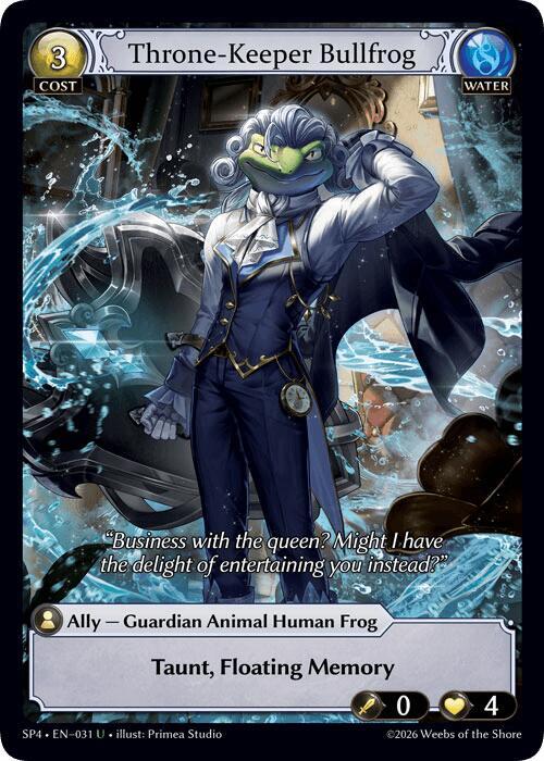 Throne-Keeper Bullfrog (Curio Foil)