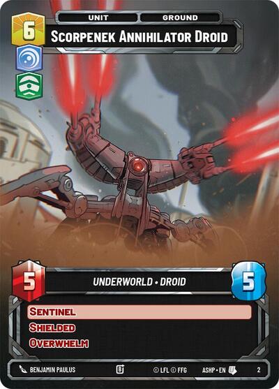 Scorpenek Annihilator Droid card