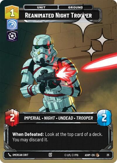 Reanimated Night Trooper (Foil) card