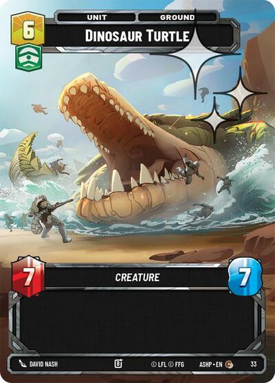 Dinosaur Turtle (Foil) card