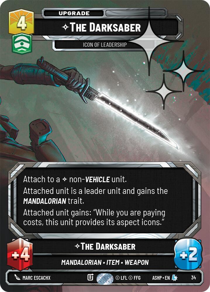 The Darksaber 34 card