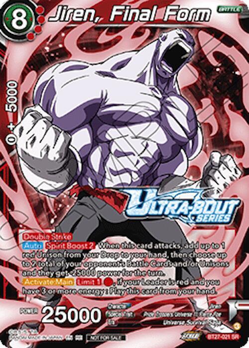 Jiren, Final Form (Event Pack 19) - Tournament Promotion Cards