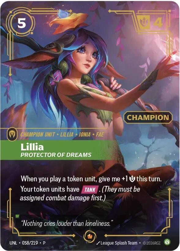 Lillia — Protector of Dreams (Champion)