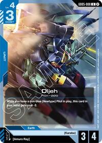 Dijeh - Gundam Card Game Freedom Ascension trading card