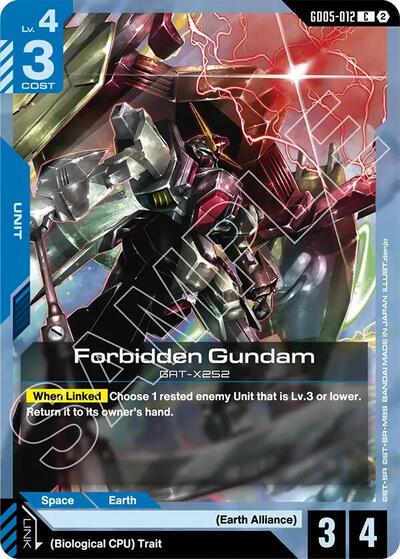 Forbidden Gundam Freedom Ascension card price
