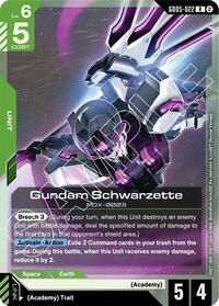 Gundam Schwarzette - Gundam Card Game Freedom Ascension trading card