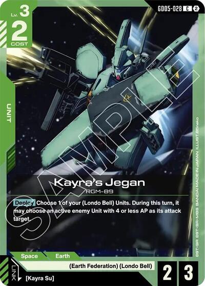 Kayra's Jegan card