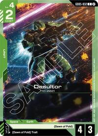 Desultor - Gundam Card Game Freedom Ascension trading card
