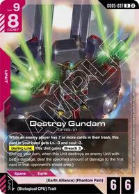 Destroy Gundam - Gundam Card Game Freedom Ascension trading card