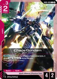 Chaos Gundam - Gundam Card Game Freedom Ascension trading card