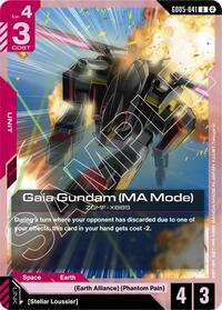Gaia Gundam (MA Mode) - Gundam Card Game Freedom Ascension trading card