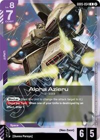 Alpha Azieru - Gundam Card Game Freedom Ascension trading card
