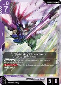 Destiny Gundam - Gundam Card Game Freedom Ascension trading card