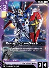 Force Impulse Gundam - Gundam Card Game Freedom Ascension trading card