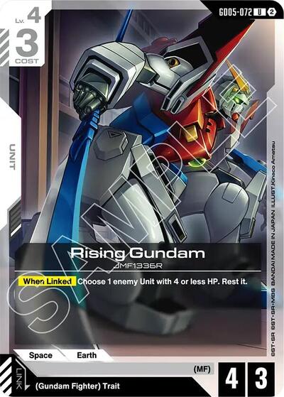 Rising Gundam card