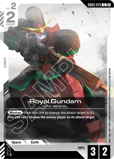 Royal Gundam card
