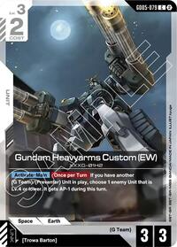 Gundam Heavyarms Custom (EW) - Gundam Card Game Freedom Ascension trading card
