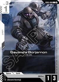 Gavane's Borjarnon - Gundam Card Game Freedom Ascension trading card
