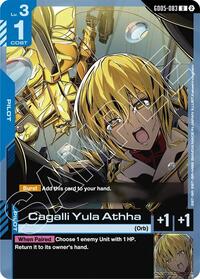 Cagalli Yula Athha - Gundam Card Game Freedom Ascension trading card
