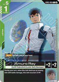 Amuro Ray - Gundam Card Game Freedom Ascension trading card