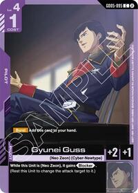 Gyunei Guss - Gundam Card Game Freedom Ascension trading card