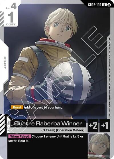Quatre Raberba Winner Freedom Ascension card price