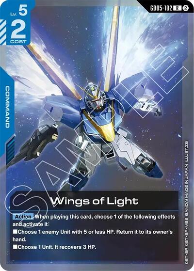 Wings of Light card