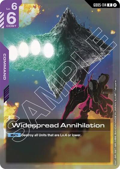 Widespread Annihilation card