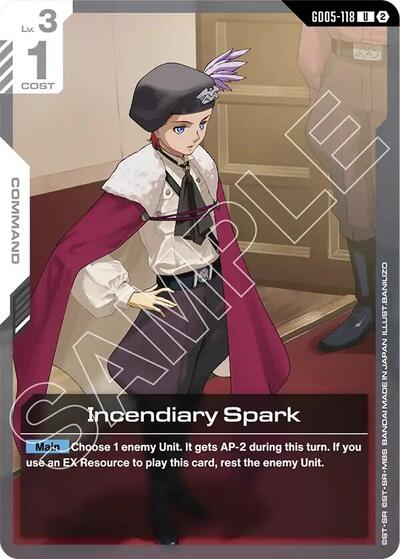 Incendiary Spark card
