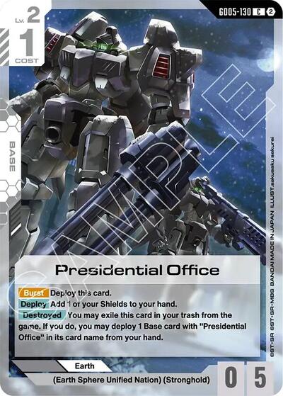 Presidential Office card