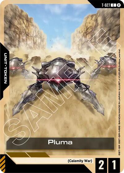 Pluma (T-027) card
