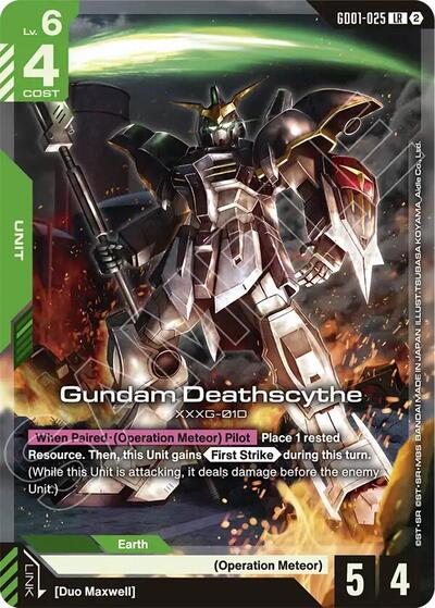 Gundam Deathscythe card