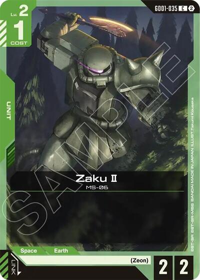 Zaku II card