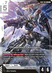 Freedom Gundam - Gundam Card Game Deck Build Box Freedom Ascension trading card