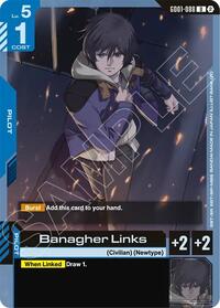 Banagher Links - Gundam Card Game Deck Build Box Freedom Ascension trading card