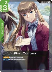 First Contact - Gundam Card Game Deck Build Box Freedom Ascension trading card