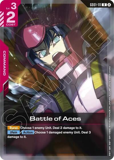 Battle of Aces Deck Build Box Freedom Ascension Rare Gundam card — value and price