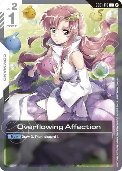 Overflowing Affection card