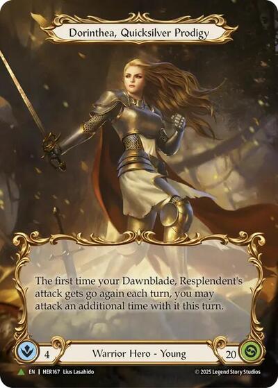 Dorinthea, Quicksilver Prodigy (Marvel) - HER167 Flesh and Blood: Promo Cards Marvel Flesh and Blood card — value and price