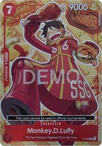 Monkey.D.Luffy - P-080 - One Piece Card Game One Piece Demo Deck Cards trading card