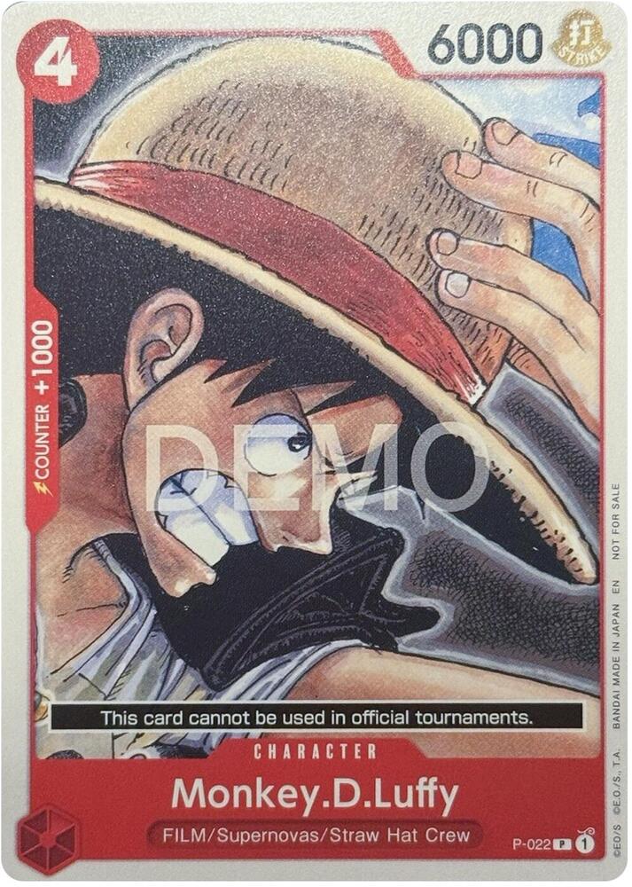 one piece card game demo deck TCG Cavendish C One Piece Cards OP01-008 anniversary celebrations Monkey.D.Luffy - P-022 - One